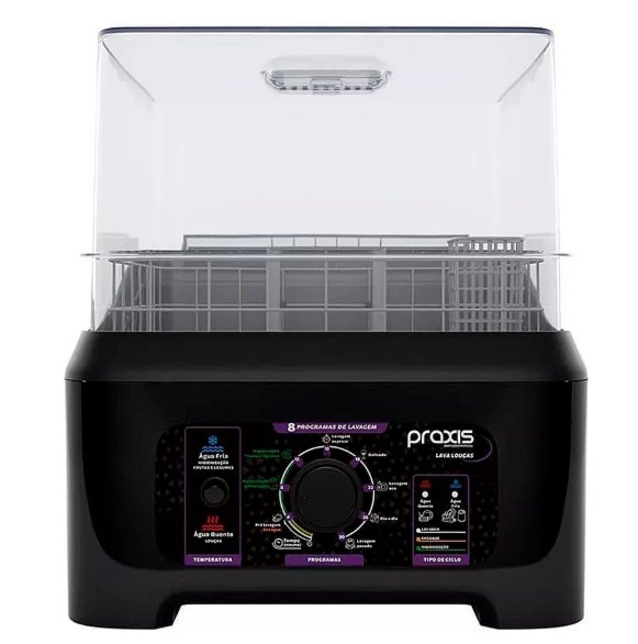 Lava Louças Praxis Portátil LLPP Semi-Automática 127V Preto