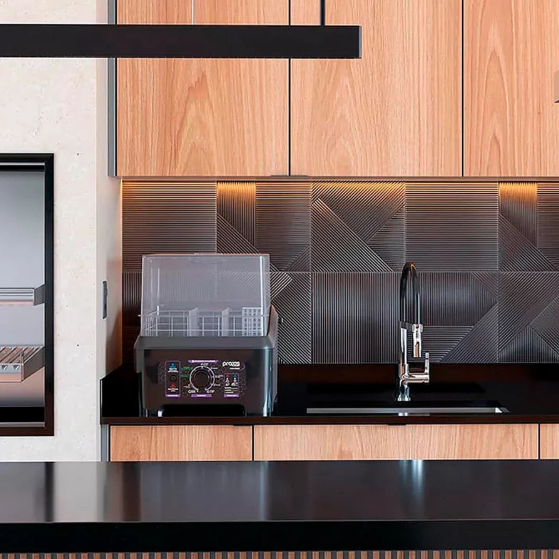 Lava Louças Praxis Portátil LLPP Semi-Automática 127V Preto