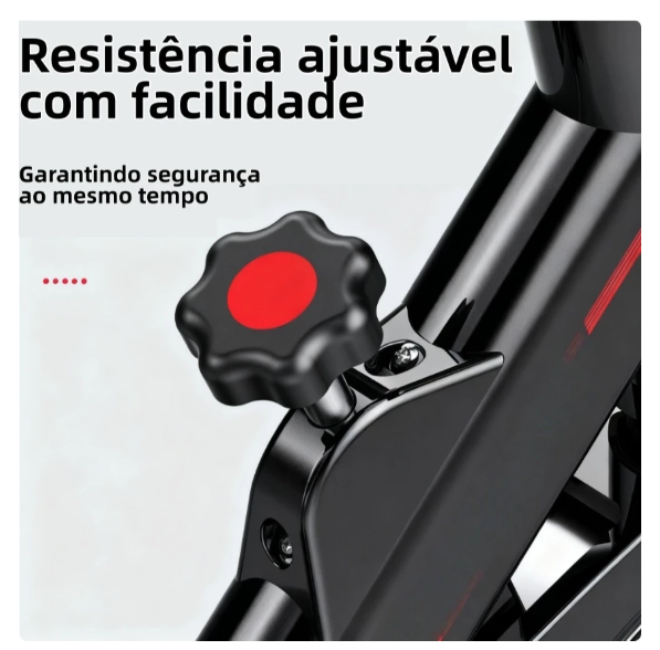 Bicicleta Spinning Ergométrica Para Exercícios Com Monitor Profissional Sport Suporta até 120kg