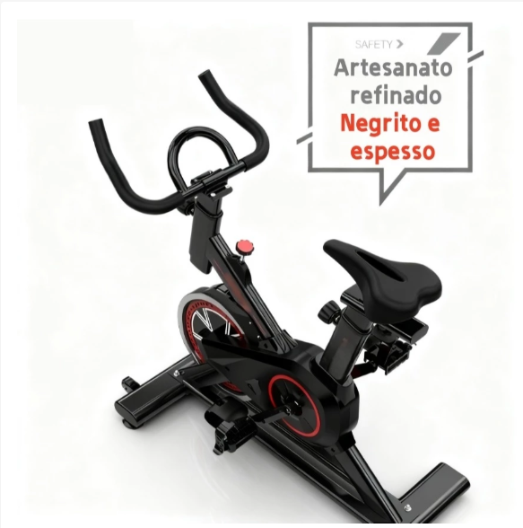 Bicicleta Spinning Ergométrica Para Exercícios Com Monitor Profissional Sport Suporta até 120kg